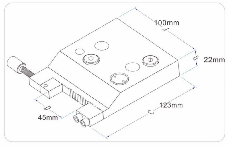 Trimming Line Cutting Jig vise MK-X0008
