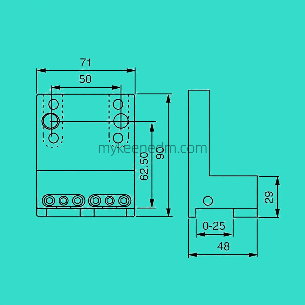 MK-V5065-3R WEDM vertical vice 3R-294.4